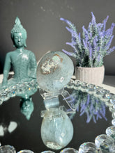 Load image into Gallery viewer, Green Rainbow amethyst geode 3119
