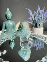Load image into Gallery viewer, Green Rainbow amethyst geode 3119
