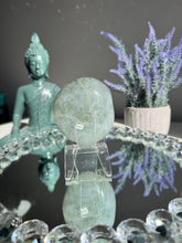 Load image into Gallery viewer, Green Rainbow amethyst geode 3119
