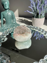Load image into Gallery viewer, Rare Green and pink Rainbow amethyst geode 3120
