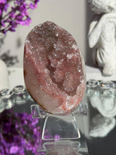 Load image into Gallery viewer, Pink Amethyst Crystal Geode - Polished Mineral Specimen 3119
