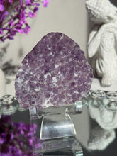 Load image into Gallery viewer, Sugar amethyst geode with agate  3130
