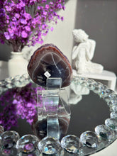 Load image into Gallery viewer, Sugar amethyst geode with agate  3130

