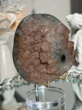 Load image into Gallery viewer, Brown rainbow amethyst geode 3134
