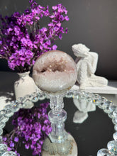 Load image into Gallery viewer, Druzy Pink Amethyst Sphere – Rainbow Crystal Ball, Uruguay 3159
