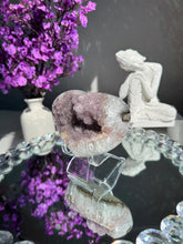 Load image into Gallery viewer, Druzy Amethyst heart 3151
