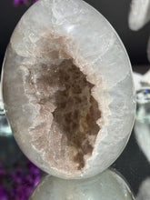 Load image into Gallery viewer, Muavey pink sugar Rainbow amethyst egg 3152
