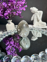 Load image into Gallery viewer, Druzy amethyst egg with jasper 3154
