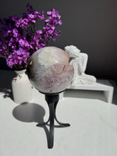 Load image into Gallery viewer, Druzy pink rainbow amethyst sphere 3147
