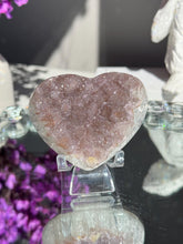 Load image into Gallery viewer, Druzy amethyst heart 3155
