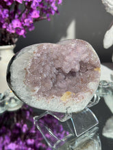 Load image into Gallery viewer, Druzy Amethyst heart 3151

