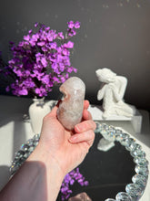 Load image into Gallery viewer, Pink druzy Amethyst heart 3153
