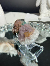 Load image into Gallery viewer, Druzy rainbow Amethyst heart set of 2 pieces 3156 3156
