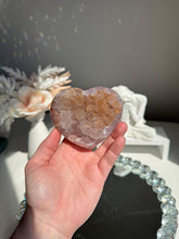 Load image into Gallery viewer, Rare Orange sugar Amethyst heart 3153
