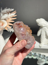 Load image into Gallery viewer, Rare Orange sugar Amethyst heart 3153
