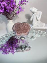 Load image into Gallery viewer, Rainbow amethyst heart 3169
