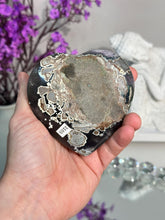 Load image into Gallery viewer, Rainbow amethyst heart 3169
