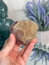 Load image into Gallery viewer, Rainbow amethyst heart 3169
