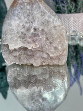 Load image into Gallery viewer, Unique Amethyst Crystal Freeform Druzy Amethyst Agate and Quartz Freeform Crystal Amethyst Geode Flame  Energy Crystal for Home Decor 3178
