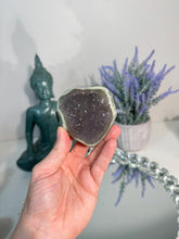 Load image into Gallery viewer, amethyst heart with jasper 3168
