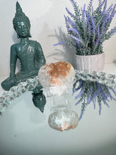 Load image into Gallery viewer, Orange Rainbow amethyst heart 3168
