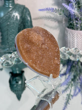 Load image into Gallery viewer, Sugar Rainbow amethyst heart 3169
