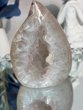 Load image into Gallery viewer, Druzy Sugar Quartz Flame Agate and Quartz Freeform Crystal Amethyst Geode Flame Healing Energy Crystal for Home Decor  3178
