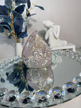 Load image into Gallery viewer, Druzy Sugar Quartz Flame Agate and Quartz Freeform Crystal Amethyst Geode Flame Healing Energy Crystal for Home Decor  3178
