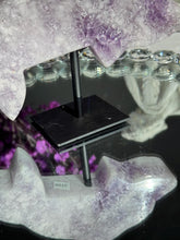 Load image into Gallery viewer, Rare Druzy Pink amethyst dolphin with amethyst 3198
