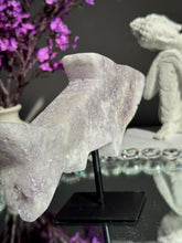 Load image into Gallery viewer, Rare Pink amethyst shark with amethyst 3198
