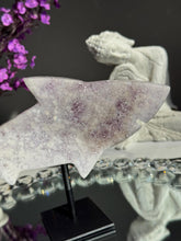 Load image into Gallery viewer, Rare Pink amethyst shark with amethyst 3198
