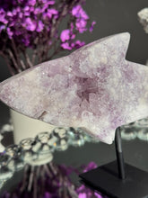 Load image into Gallery viewer, Rare Pink amethyst shark with amethyst 3198
