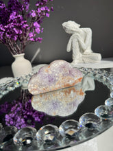 Load image into Gallery viewer, Druzy Pink amethyst  cloud with amethyst 3198
