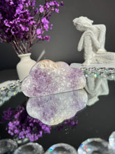 Load image into Gallery viewer, Druzy Pink amethyst  cloud with amethyst 3198
