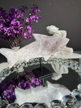 Load image into Gallery viewer, Rare Pink amethyst shark with amethyst 3198
