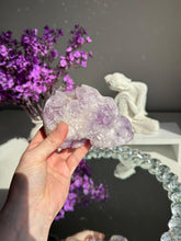 Load image into Gallery viewer, Rare Pink amethyst skull with amethyst 3196
