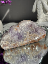 Load image into Gallery viewer, Druzy Pink amethyst  cloud with amethyst 3198
