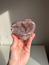 Load image into Gallery viewer, Rare red Amethyst heart  Healing crystals 3221
