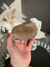 Load image into Gallery viewer, Gold Sugar rainbow amethyst geode 3206
