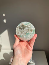 Load image into Gallery viewer, Green Rainbow amethyst sphere 3214
