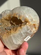 Load image into Gallery viewer, Yellow sugar Rainbow amethyst heart
