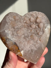 Load image into Gallery viewer, Pink sugar Uruguay Amethyst Heart - Statement Crystal 3220
