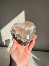 Load image into Gallery viewer, Pink sugar Uruguay Amethyst Heart - Statement Crystal 3220
