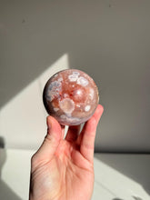 Load image into Gallery viewer, Red Flower agate sphere 3225
