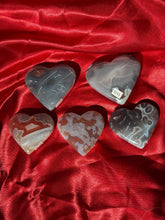 Load image into Gallery viewer, Swazi Agate Hearts
