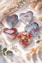 Load image into Gallery viewer, Swazi Agate Hearts
