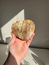 Load image into Gallery viewer, Yellow sugar Rainbow amethyst heart

