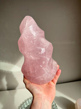 Load image into Gallery viewer, 8 lb XXL Rose Quartz flame
