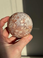 Load image into Gallery viewer, Pink Flower Agate Spheres
