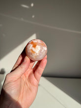 Load image into Gallery viewer, Carnelian Flower Agate Palm Stones Spheres and Hearts
